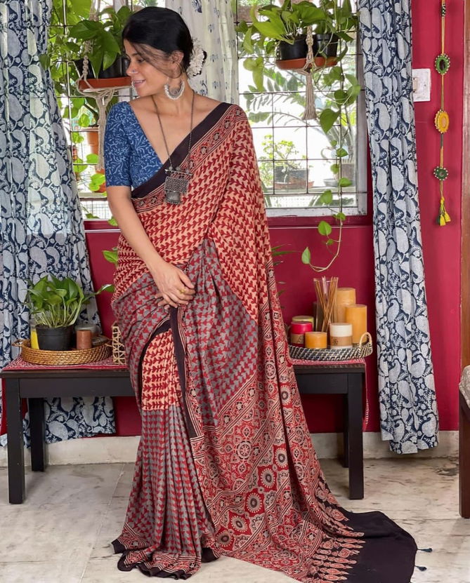 VK 4184 Chanderi Cotton Printed Daily Wear Sarees Wholesale Shop In Surat